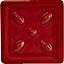 habillage ceramique rouge lave
